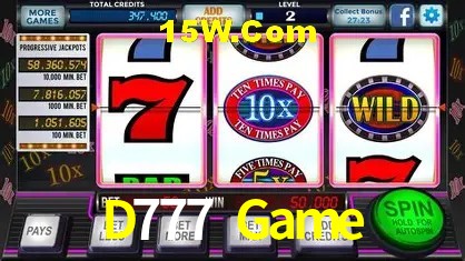 Jogos de Slot D777 Game